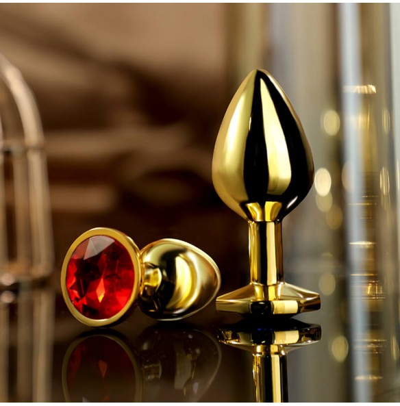 MizzZee - Gold Plated Diamond Anal Butt Plug (Small Size) MizzZee - Gold Plated Diamond Anal Butt Plug (Small Size)